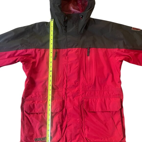 Burton Mission Snowboard Jacket Red/Brown ❄️ Waterproof Technical Shell 🏂 - Picture 3 of 8